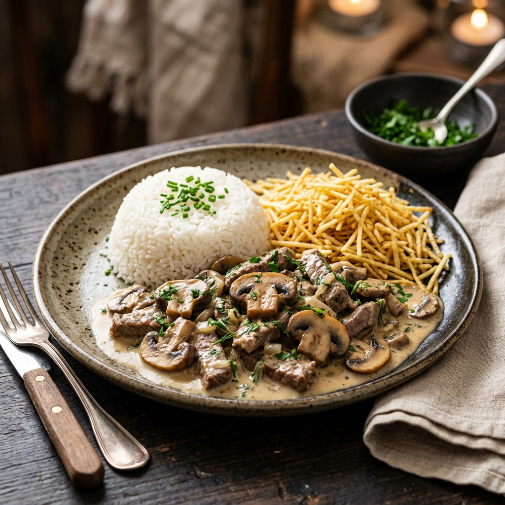Strogonoff de Carne Gourmet