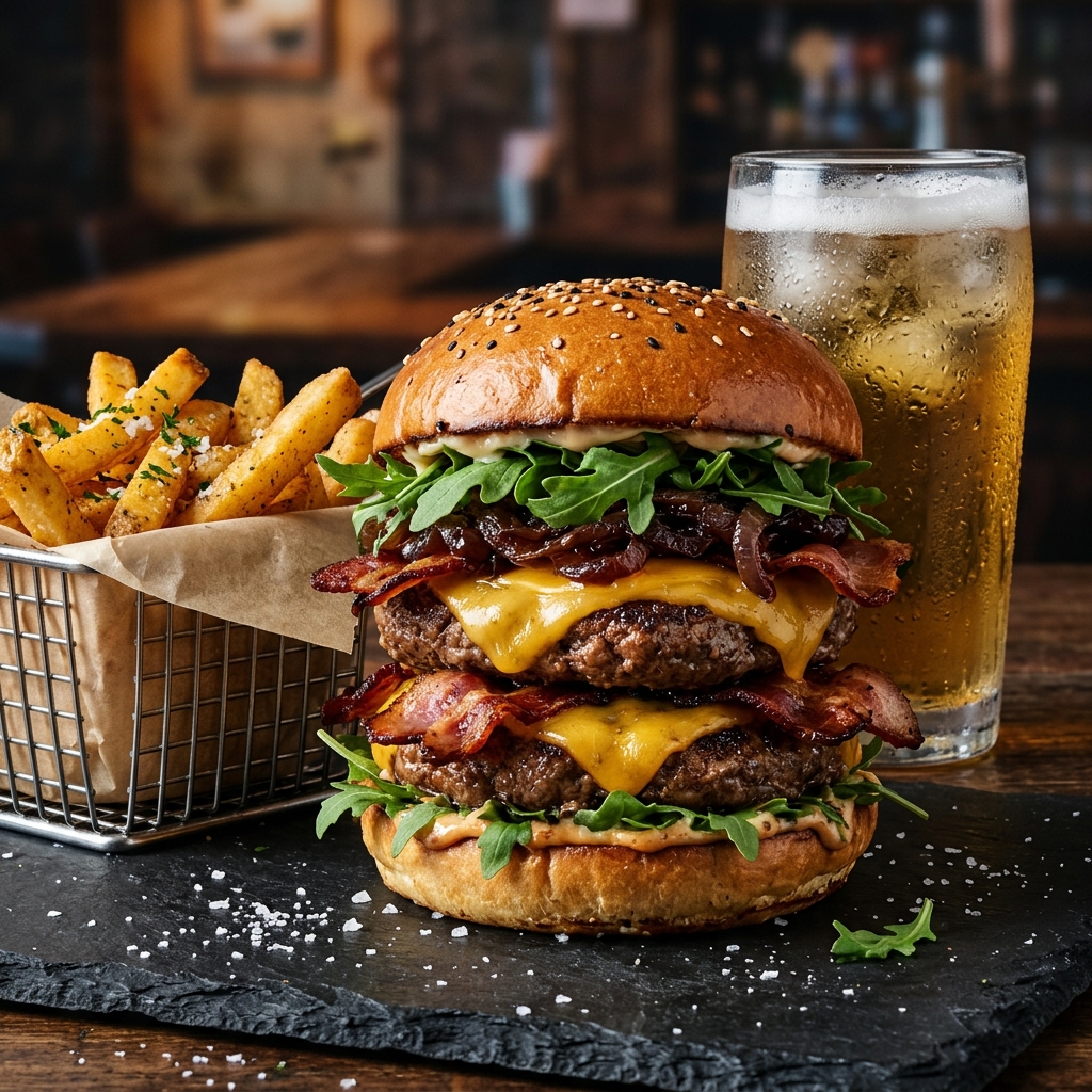 Hambúrguer Gourmet de Costela