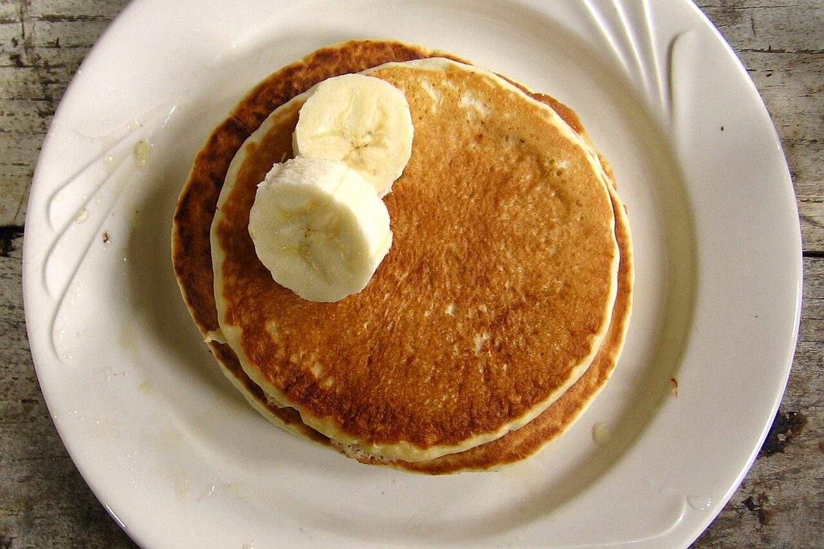Panqueca de Banana e Aveia
